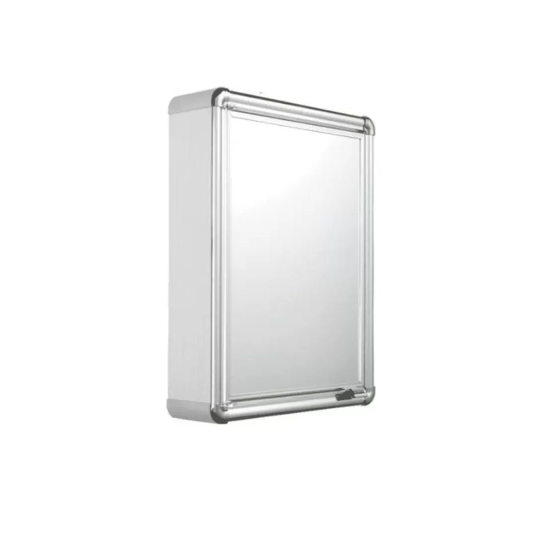 Armário Espelho Alumínio Sobrepor Banheiro 35x45cm