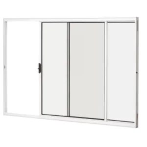 Janela de Correr Branca Sem Grade 120X100 Alumínio